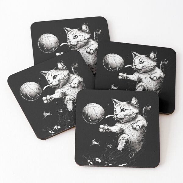 Item preview, Cat Playing BBall designed and sold by mrchavish.