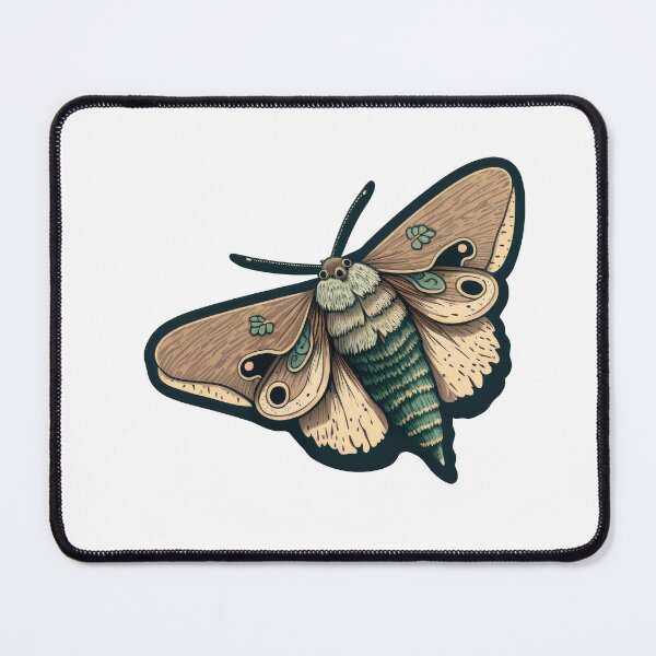 Item preview, Blue/Green Moth Sticker with Detail designed and sold by bryanchvzz.