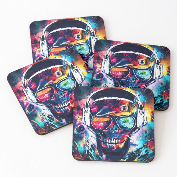 Item preview, Abstract Psycho Skull designed and sold by chaoticabstract.