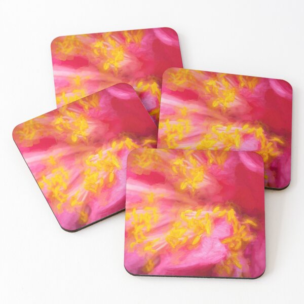 Item preview, Pink Camellias Japonica Abstract X104 designed and sold by RichFrancoCars.