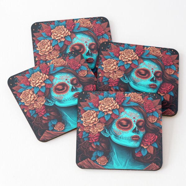 Item preview, Catrina with Roses Wall Decor: A Unique Addition to Your Home #MODEL 2 designed and sold by Thewallart.