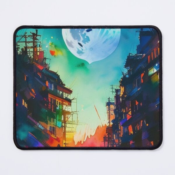 Item preview, Full Moon Descending on a Destroyed City designed and sold by Verdant Rose Studio.