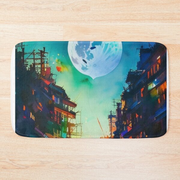 Item preview, Full Moon Descending on a Destroyed City designed and sold by Verdant Rose Studio.