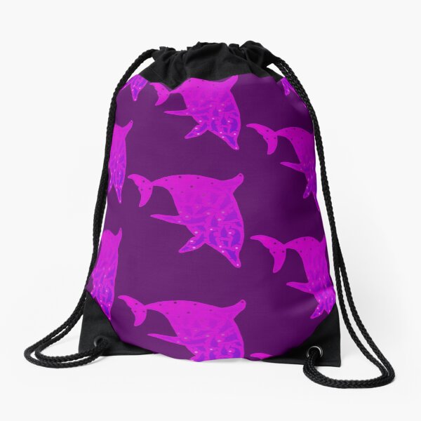 Delfine im Delfin / Dolphins in Dolphin V13 Drawstring Bag