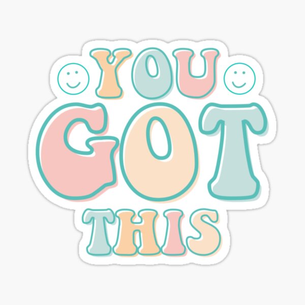 Du schaffst das Sticker
