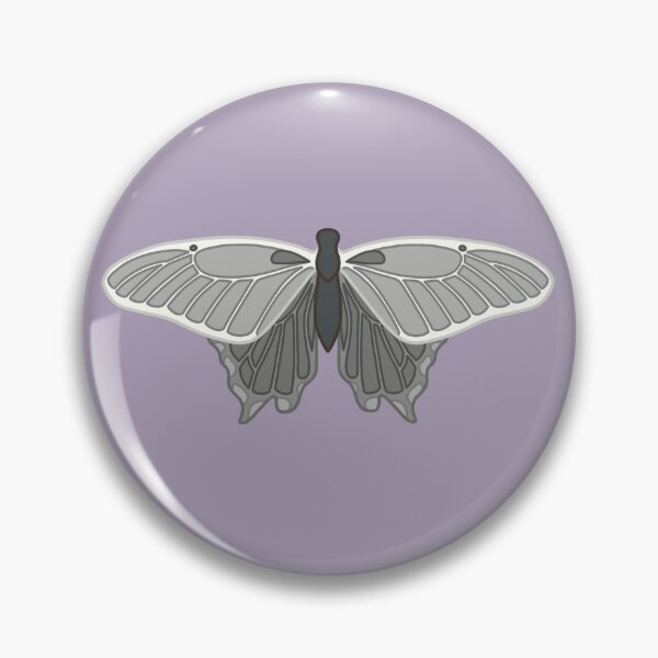 Item preview, Cool Grey Butterfly designed and sold by ElimaArt.
