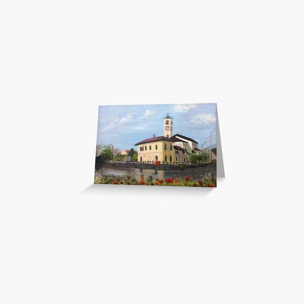 Church in Abbiategrasso Greeting Card