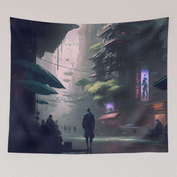 Item preview, "Twilight in Tokyo: The Future of Tradition" designed and sold by mai-gallery.