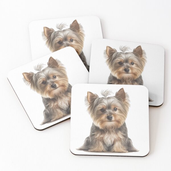 Item preview, Yorkie Terrier Sitting Sticker designed and sold by ChaseBrake.