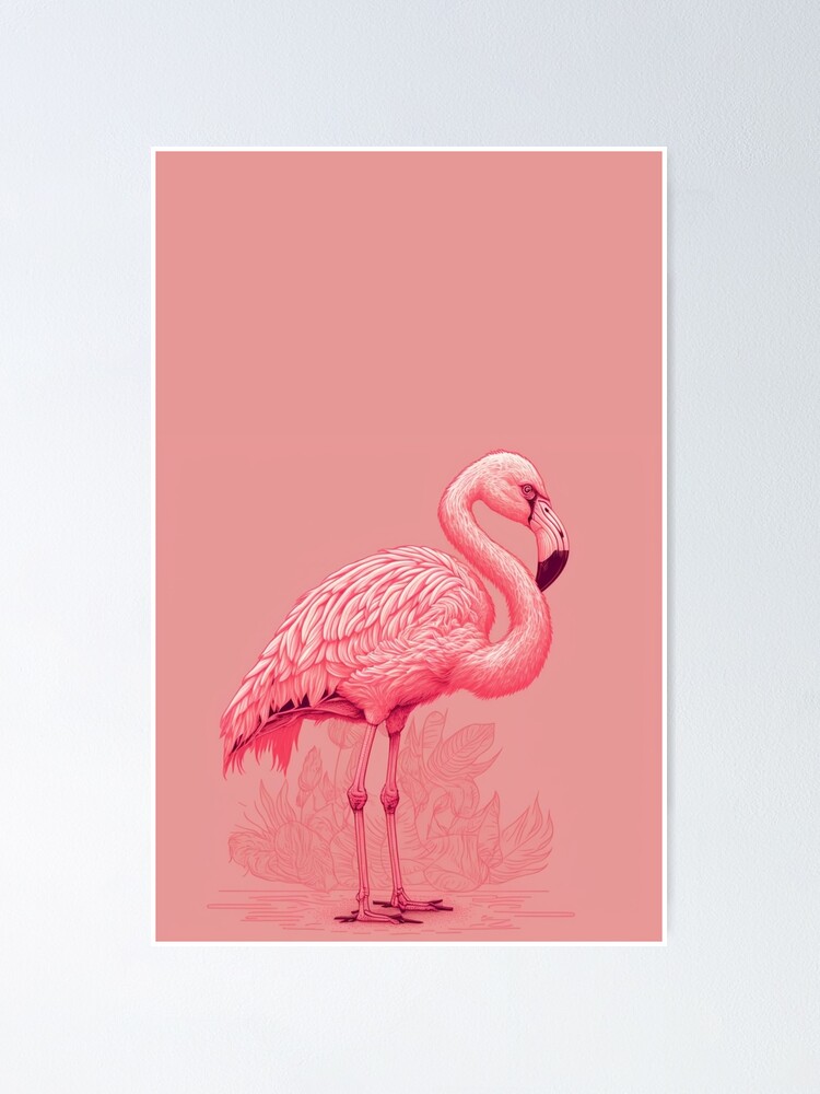 Copy of Flamingo, pink flamingo Poster for Sale by Logic72