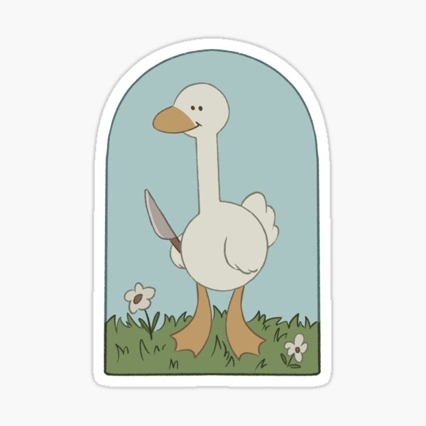 Item preview, stabby duck designed and sold by izbeaart.