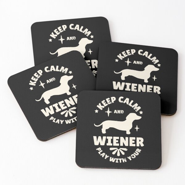 Item preview, Keep Calm Dachshund Funny designed and sold by Hic21.