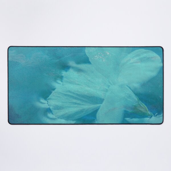 Item preview, Turquoise Flowers Aesthetic - Lily On The Water, Blue Green Turquoise Aesthetic designed and sold by Flowerartlovers.