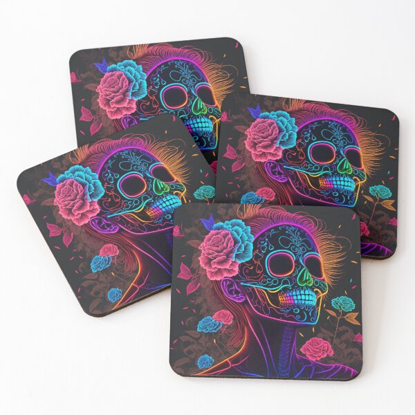Item preview, Catrina with Roses Wall Decor: A Unique Addition to Your Home #MODEL 3 designed and sold by Thewallart.