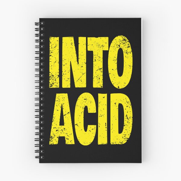 Item preview, Into Acid (Funny Quote for Acid House Lovers - Vintage Retro Distressed Grunge - Yellow) designed and sold by SassyClassyMe.