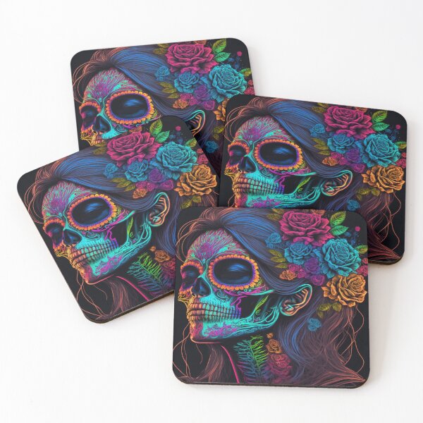 Item preview, Catrina with Roses Wall Decor: A Unique Addition to Your Home #MODEL 4 designed and sold by Thewallart.