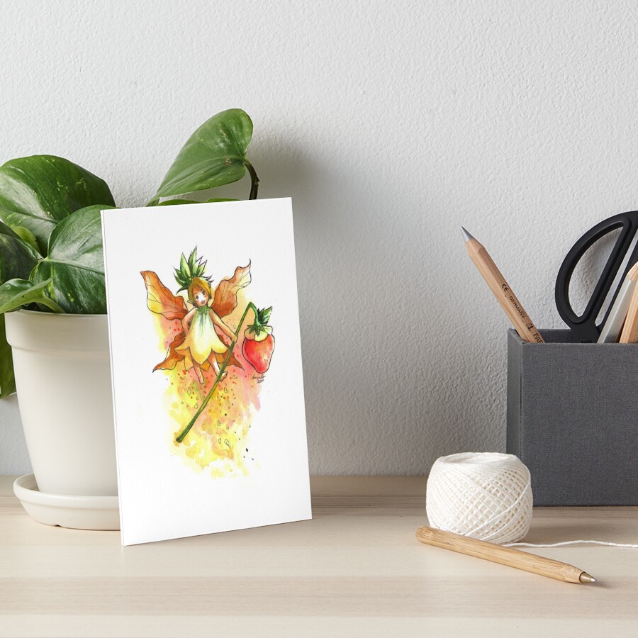 The Juicy Fairy Art Board Print