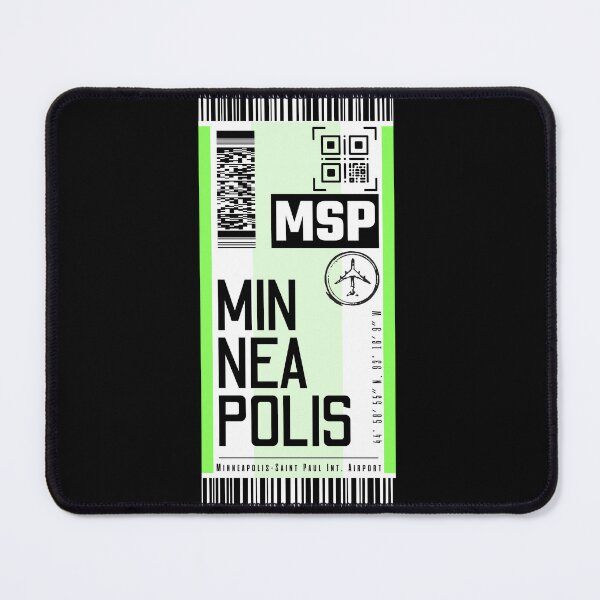 Item preview, MINNEAPOLIS MSP classic luggage tag flight ticket designed and sold by LeddsoDello.