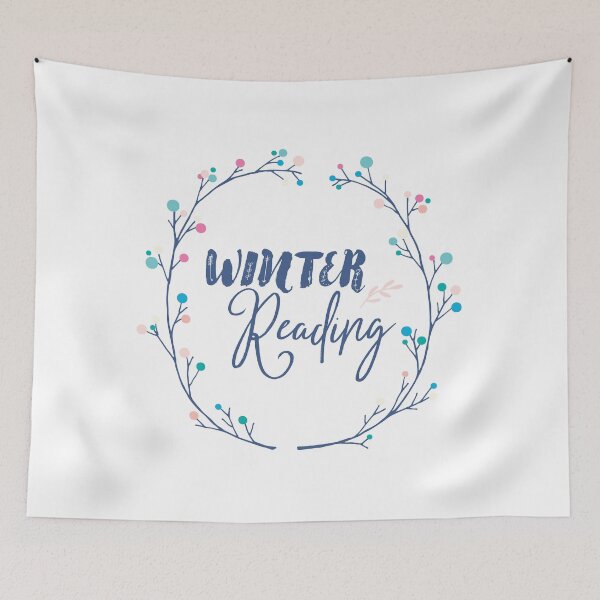 Item preview, Winter Reading by Flourish and Books designed and sold by Angelina Werner.