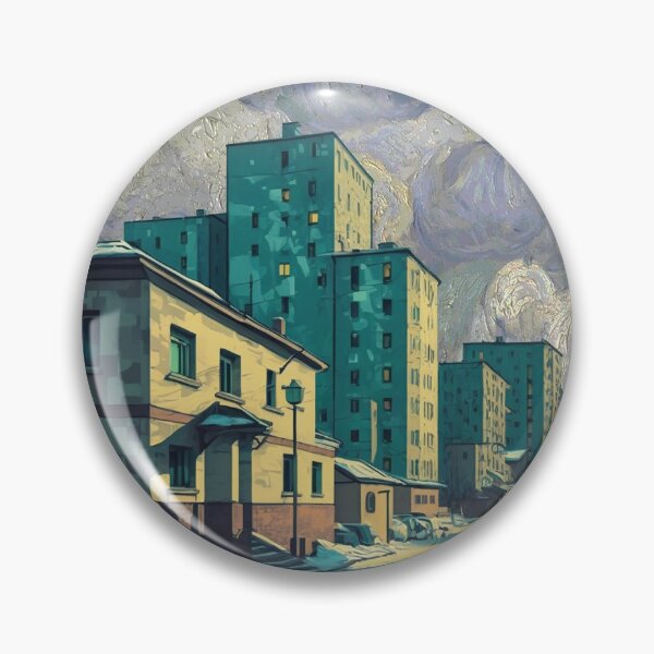 Item preview, eastern european block painted designed and sold by 6opuc.