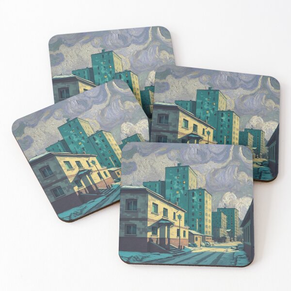 Item preview, eastern european block painted designed and sold by 6opuc.