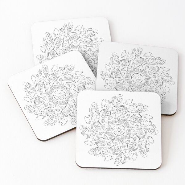 Item preview, Sweet Treats (b&w) designed and sold by TheAyrtist.