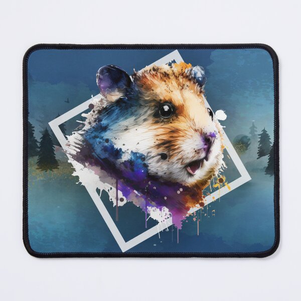 Item preview, Taro the Hamster WITH BACKGROUND - Watercolor Animal Series designed and sold by Bolg3r.