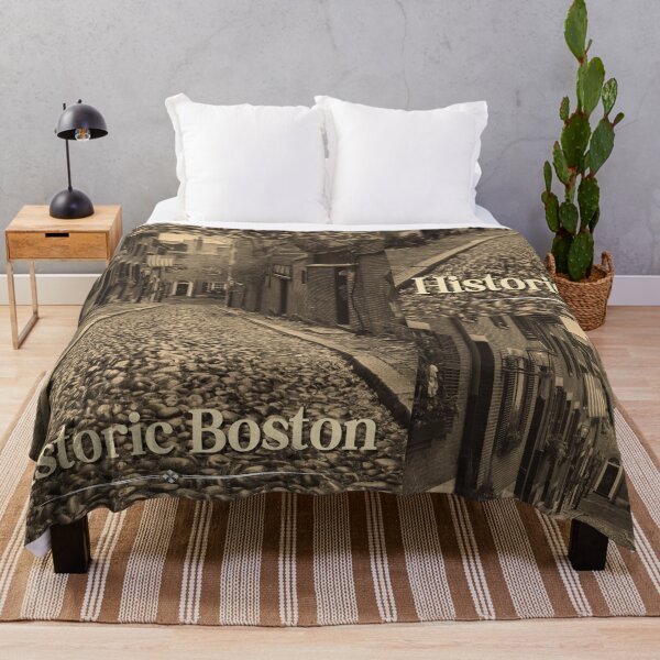 Item preview, Old Historic Boston Sepia Tone Photography Design designed and sold by EarthArtDesigns.