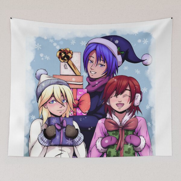 Item preview, Christmas Anime Girls  designed and sold by TheKohakuDragon.