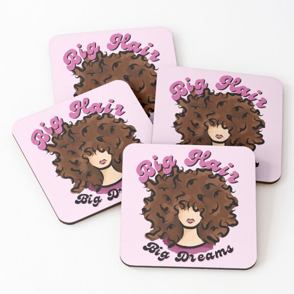 Item preview, Big Hair - Big Dreams (Brown) designed and sold by Curly-Cuties.