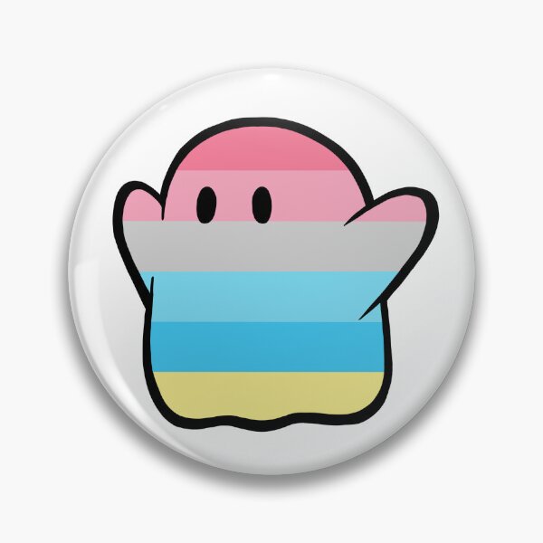 Item preview, Spooky Ghost Genderflux Pride Flag designed and sold by SweetestCremita.