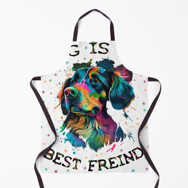 Item preview, Funny Dog is My Best Friend Animal Lover Colorful Rainbow designed and sold by ZANNIX.