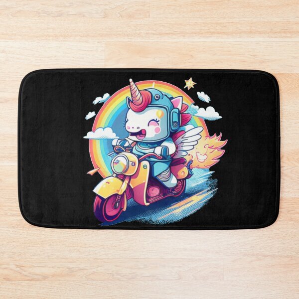 Item preview, Happy Unicorn Biker Motorcycle Club designed and sold by TheWildFlix.