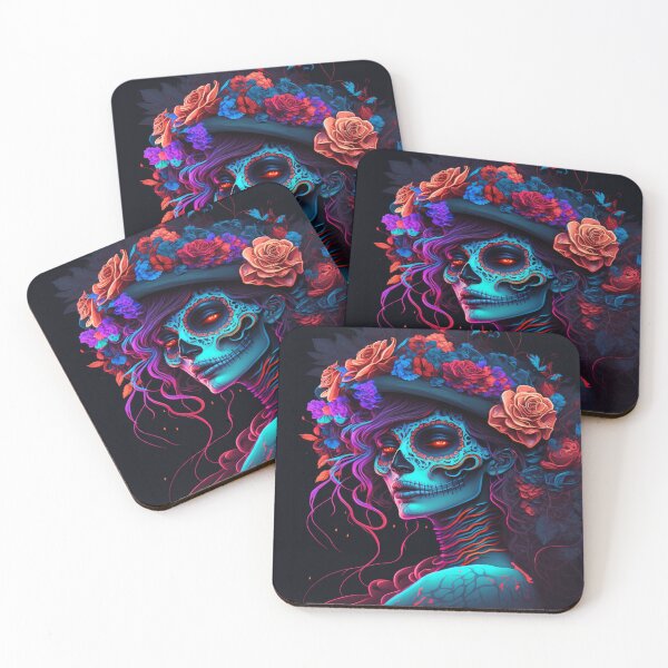 Item preview, Catrina with Roses Wall Decor: A Unique Addition to Your Home #MODEL 8 designed and sold by Thewallart.