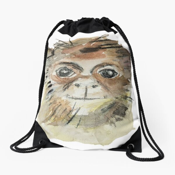 Funny Orangutan Monkey Middle Finger Print Chest Bag Men Shoulder Bags for  Travel Phone Purse Holder Monkey Face Crossbody Bag