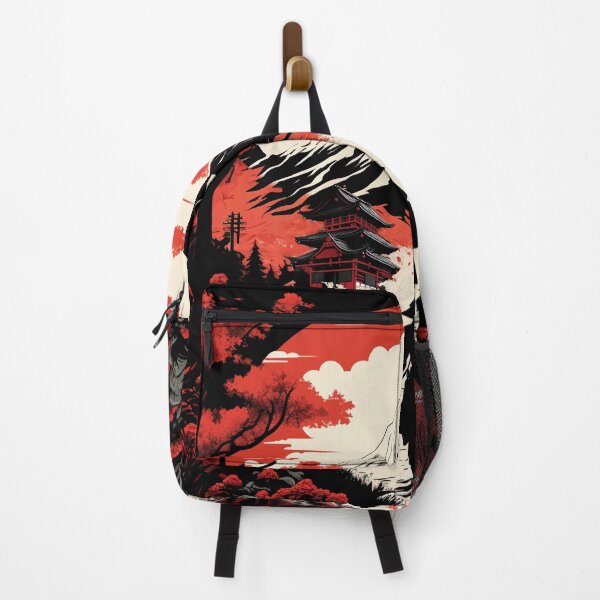 Item preview, Samurai walking in the mountains of Japan designed and sold by AreteSticker.