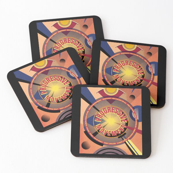 Item preview, PMD00263 Progressive Movement Designs Fusion of Goals for progressives abstract modernist designed and sold by ProgressiveLeft.