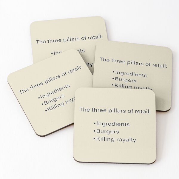 Item preview, The Three Pillars of Retail designed and sold by thebcarts.