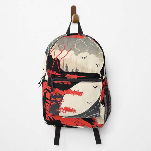 Item preview, Samurai walking in the mountains of Japan designed and sold by AreteSticker.