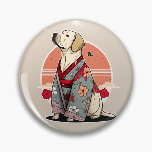 Item preview, Ukiyo-e Labrador Retriever designed and sold by KawaiiDogs.