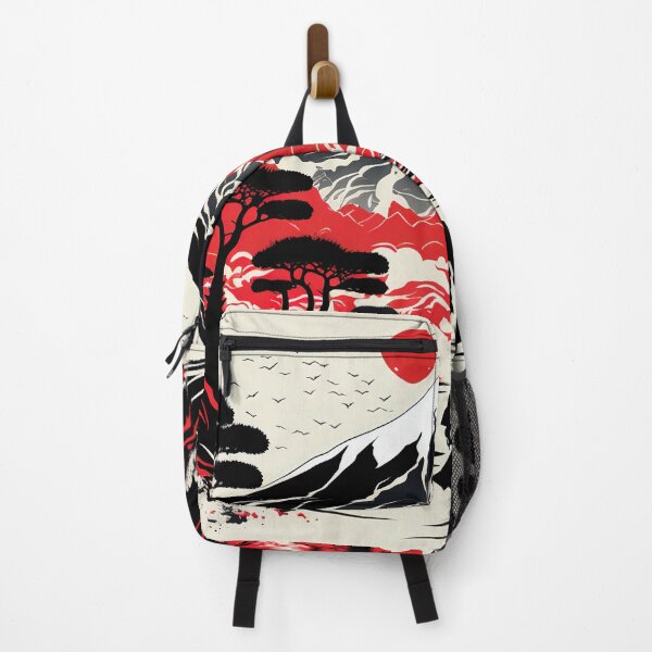 Item preview, Samurai walking in the mountains of Japan designed and sold by AreteSticker.