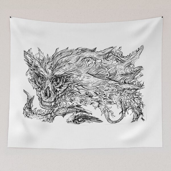 Item preview,  Transcend to the Wild: A Painting of Coyote Spirit and Fire [AI generated, AI art ] designed and sold by 3ac-Arts.