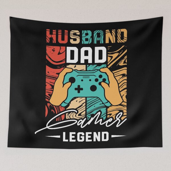 Item preview, Husband Dad Video Game Legend designed and sold by HamzaZemharir.