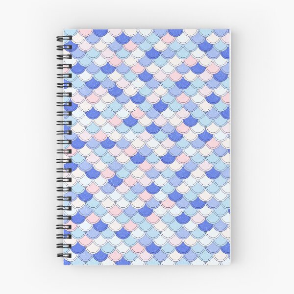 Item preview, Blue Raspberry and Pastels Mermaid Scales Pattern designed and sold by Saanis.