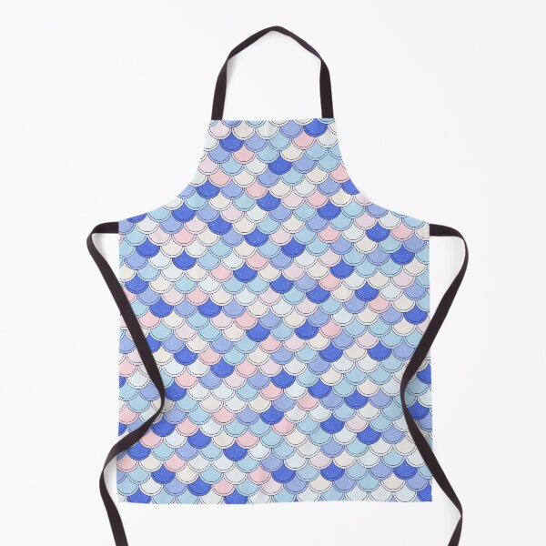 Item preview, Blue Raspberry and Pastels Mermaid Scales Pattern designed and sold by Saanis.