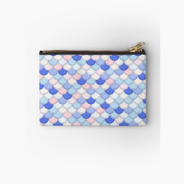 Item preview, Blue Raspberry and Pastels Mermaid Scales Pattern designed and sold by Saanis.