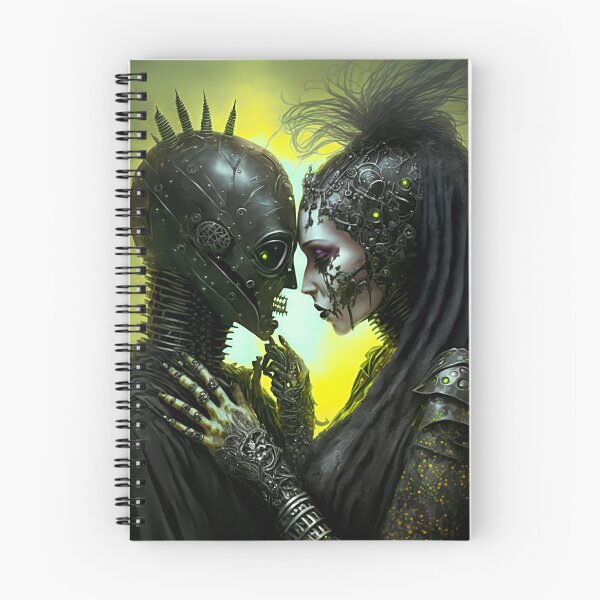 Artikelvorschau, Gothic-Roboter in der Liebe entworfen und verkauft von Simone Davino.