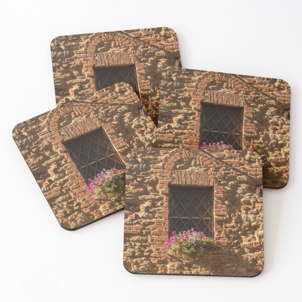 Item preview, Vintage Tuscan Brick Wall with Flowers designed and sold by MH65Designs.