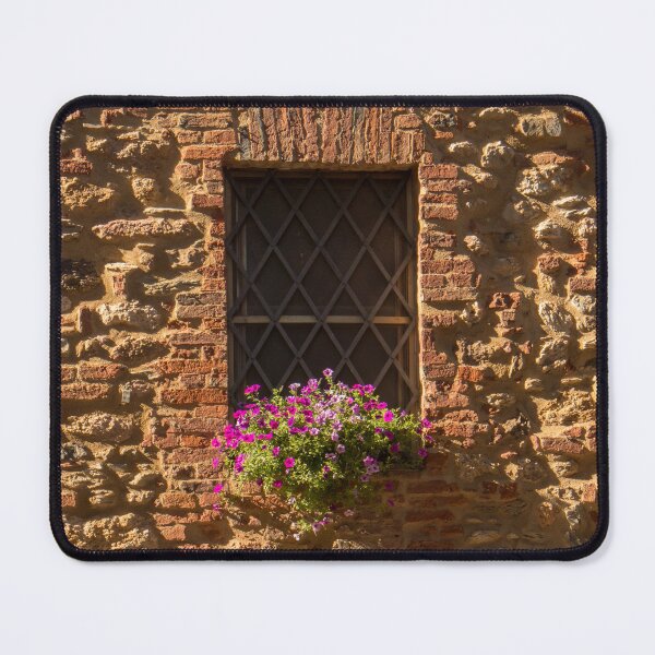 Item preview, Vintage Tuscan Brick Wall with Flowers designed and sold by MH65Designs.