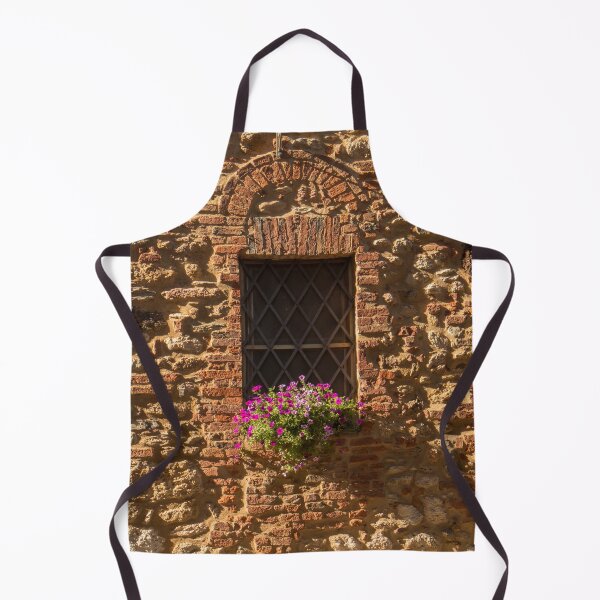 Item preview, Vintage Tuscan Brick Wall with Flowers designed and sold by MH65Designs.